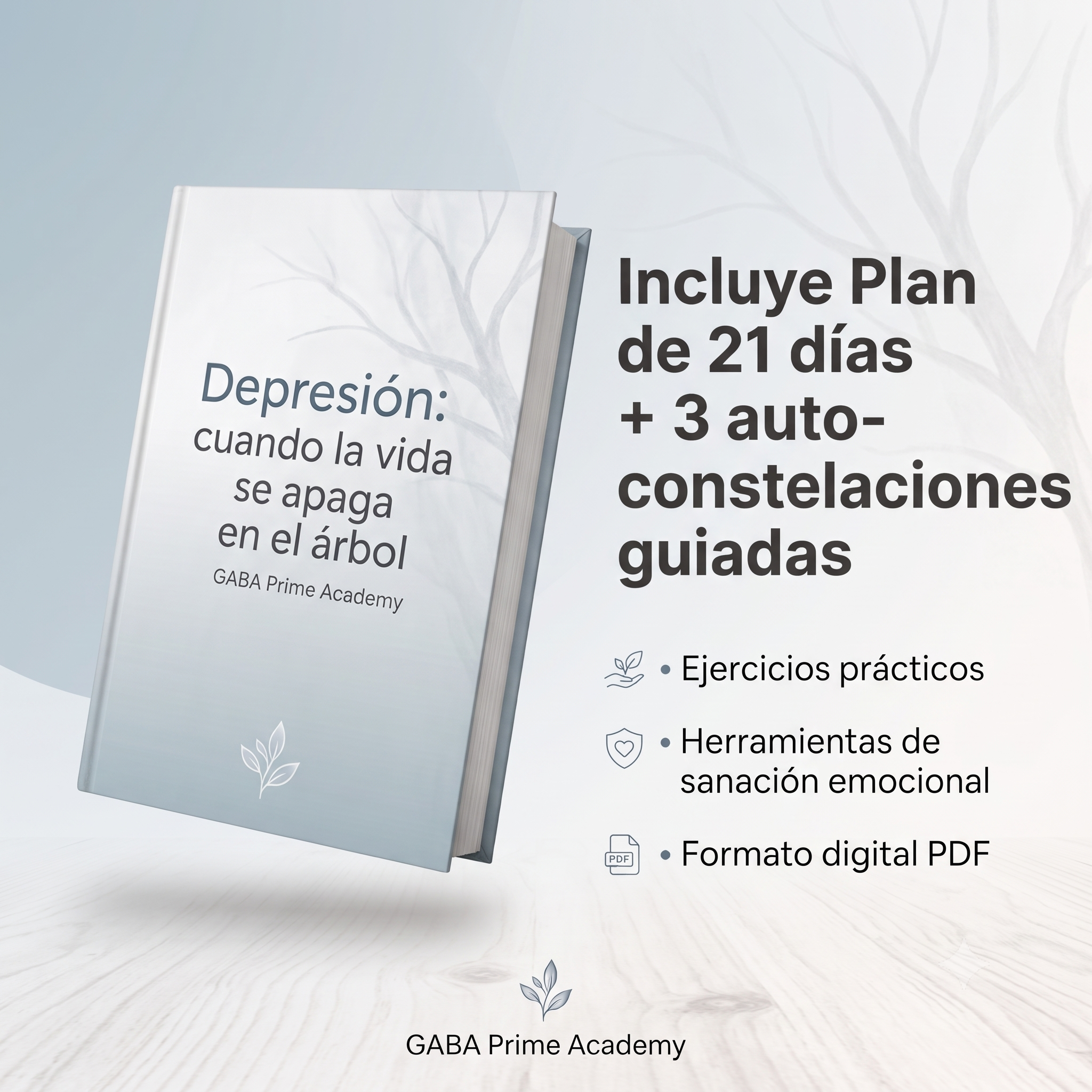 Depresión: Cuando la Vida se Apaga en el Árbol | Ebook + Plan de 21 Días